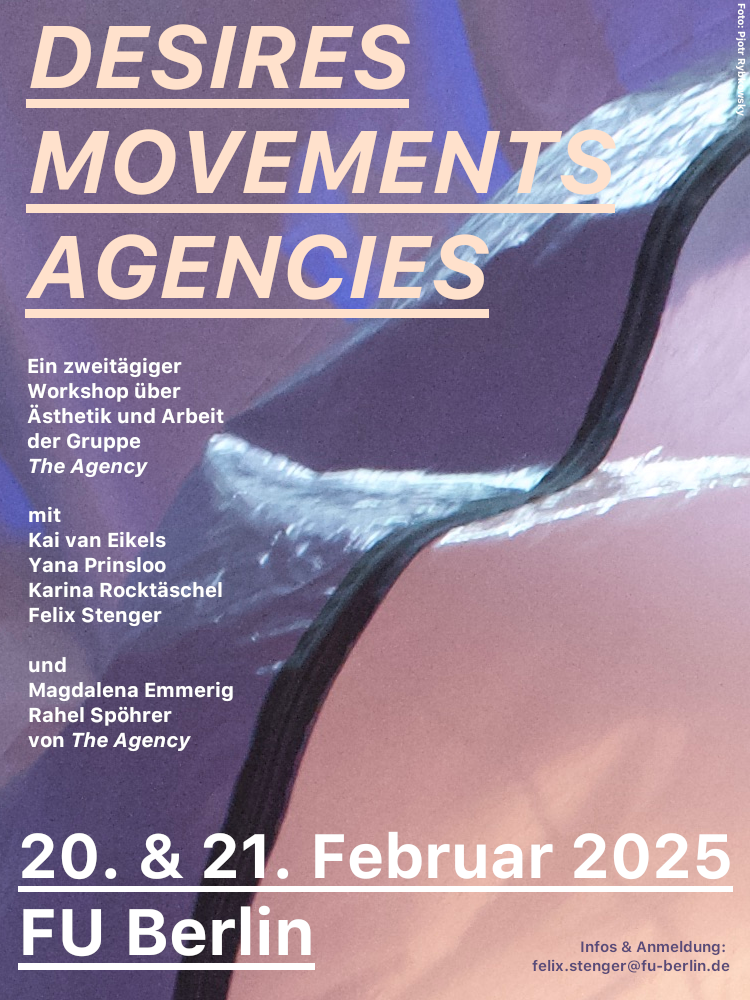 agency_Plakat Vorderseite